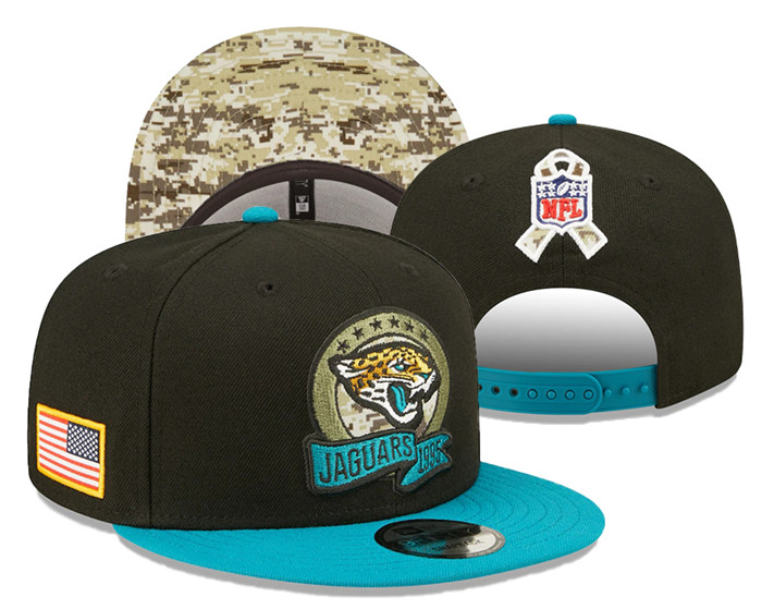 Jacksonville Jaguars Salute To Service Stitched Snapback Hats 046